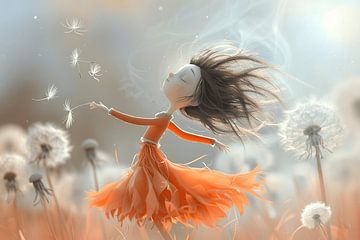 Dance with the Dandelions van Karina Brouwer