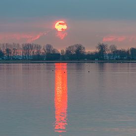 Lever de soleil Eemmeer sur Hans Kerchman