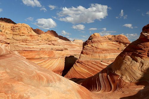 Rotsformaties in de North Coyote Buttes, deel van het Vermilion Cliffs National Monument. Dit gebied