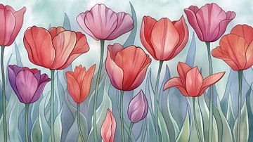 Tulips by Bert Nijholt