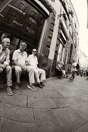 Szene in Siena von Aron Weidenaar