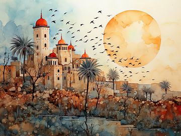 Morocco sketch by PixelPrestige