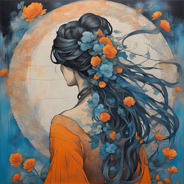 Flower Dream 15.39 by Eye catching paintings