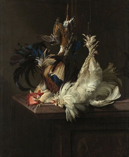 Willem van Aelst. Stilleven met gevogelte
