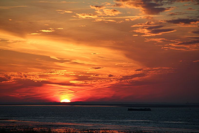 Sunset Terneuzen by Erick van Bommel