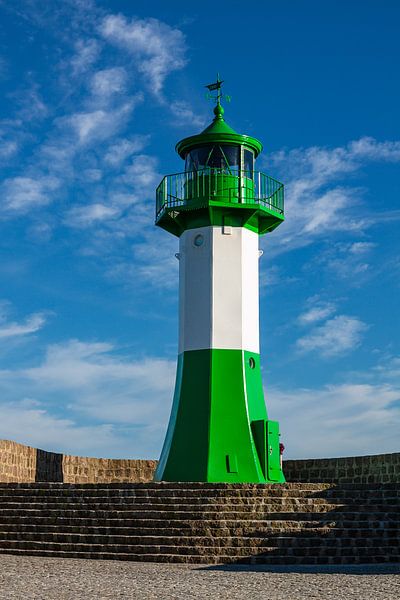 Lighthouse at the Baltic Sea coast in Sassnitz by Rico Ködder