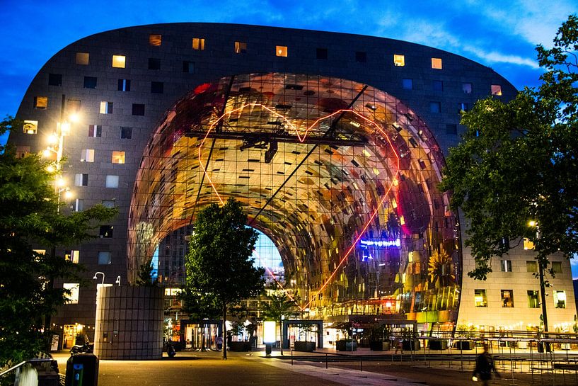 De markthal Rotterdam at evening time by Pix-Art By Naomi.k