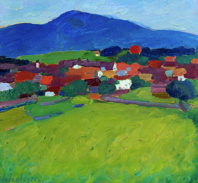 Alexej von Jawlensky,The Village of Murnau by finemasterpiece