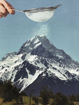 Gezeefde top - sneeuwsuiker op bergtop van Vertigo Artography