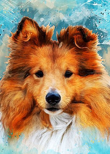 Chien 5 animaux art #chien #chiens