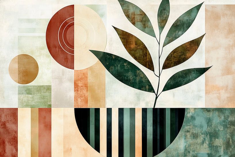 Botanical harmonies in space by Poster Art Shop