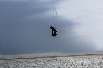 Kitesurfen op de maasvlakte van Bopper Balten
