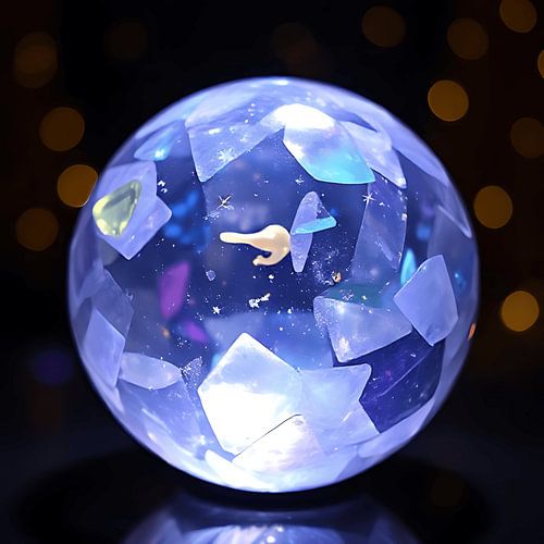 Sphère de cristal mystique
