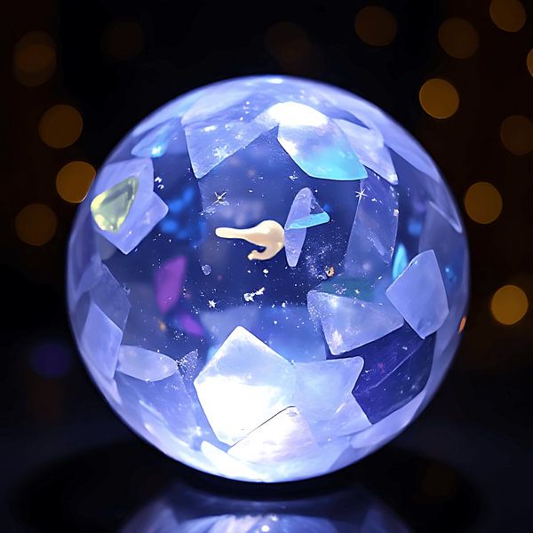 Sphère de cristal mystique par Stilbeeld Studio