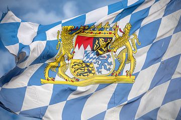 Bavarian flag by Richard Wareham