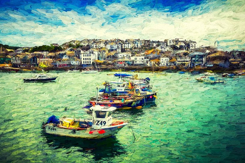St. Ives In Colors - Impressionist by Joseph S Giacalone Photography
