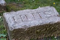 Stone with House