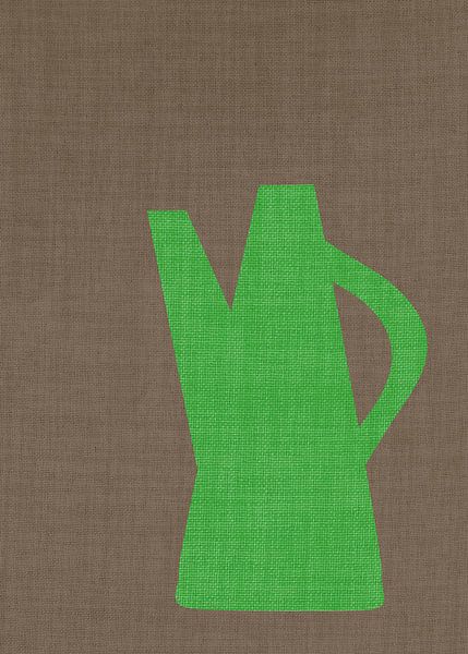TW living - Linen collection - GREEN vase van TW living