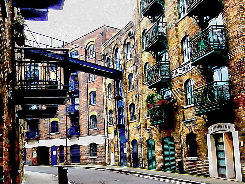 Vue de St Andrews Wharf par Dorothy Berry-Lound