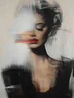 Modern and abstract portrait