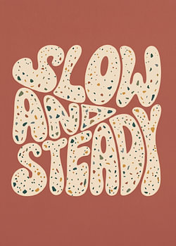 Retro Typografie Poster 