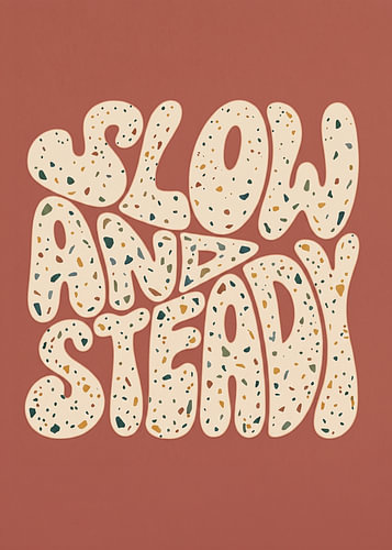 Retro Typografie Poster 