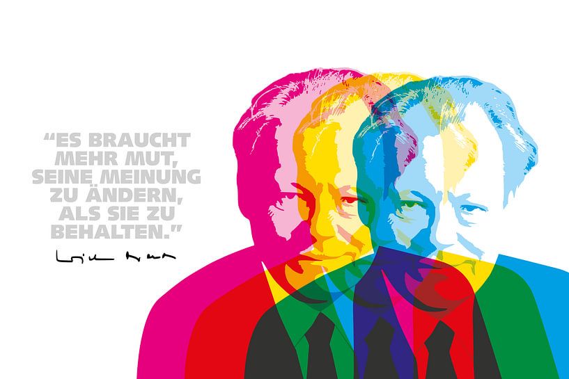Willy Brandt Quote van Harry Hadders