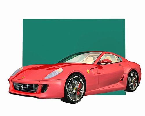 Klassieke auto – Oldtimer Ferrari 599 GTB Fiorano 2006