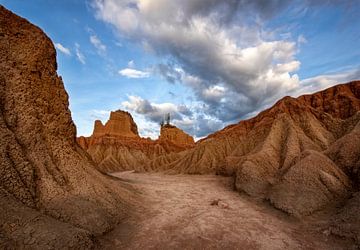 Paysage rouge du désert de Tatacoa sur Marcel van Balken