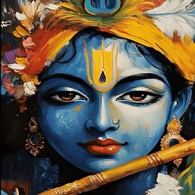 Sri Krishna Painting by Art Kingdom