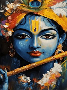 Sri Krishna Painting by Art Kingdom