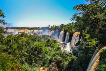 Die Iguazu-Wasserfälle auf der argentinischen Seite. von Jan Schneckenhaus