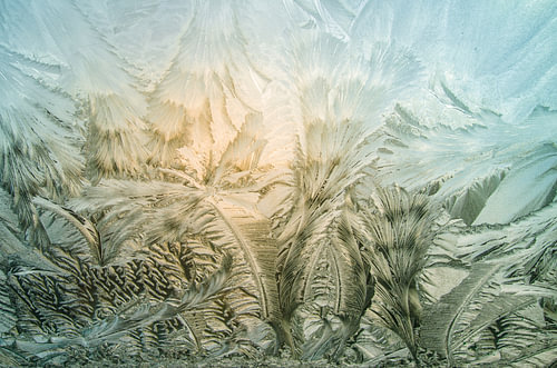 Frozen windshield