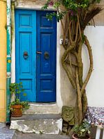 Blue doors