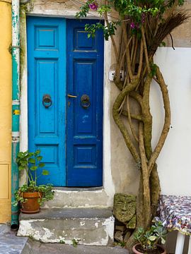 Blue doors