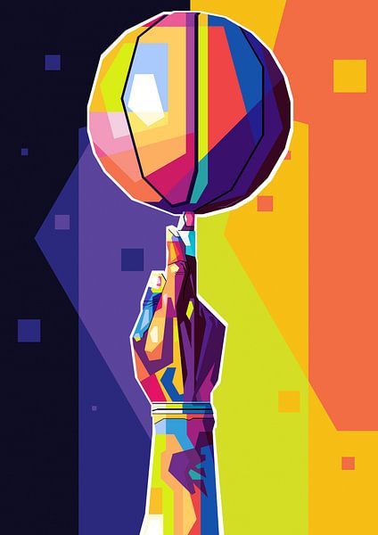 basketball pop art by saken