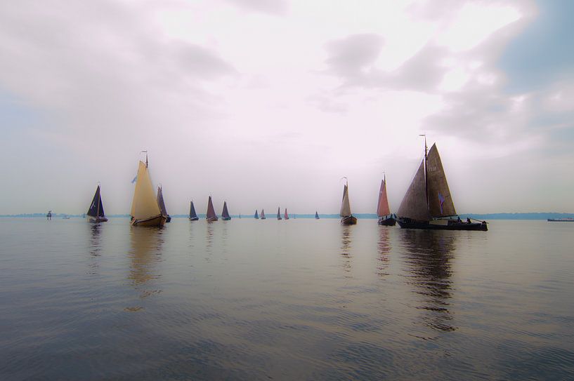 Botters Racen op het meer par Brian Morgan