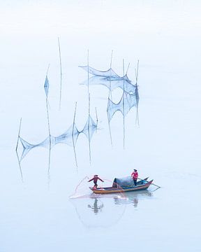 Fisherman in the East by Rudmer Hoekstra