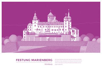 Fortress Marienburg Wützburg by Michael Kunter