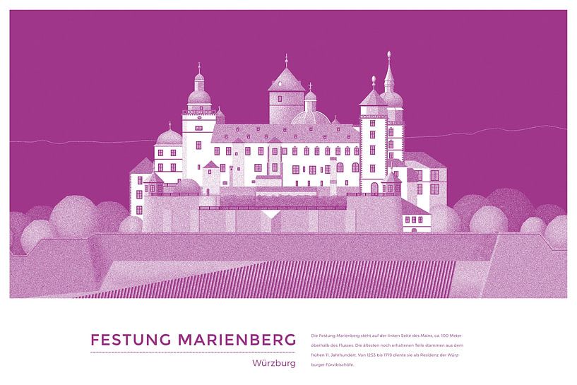 Fortress Marienburg Wützburg by Michael Kunter