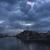 Avondlucht boven de Liffey van Rob Hendriks