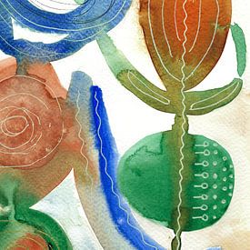 Abstrakte Blume von @Unique