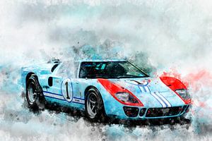 LM 1966,  Ford GT40, Ken Miles, Denis Hulme