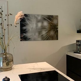 Klantfoto: Paardenbloem van Ricardo Bouman, op canvas