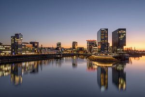 Düsseldorf bij nacht