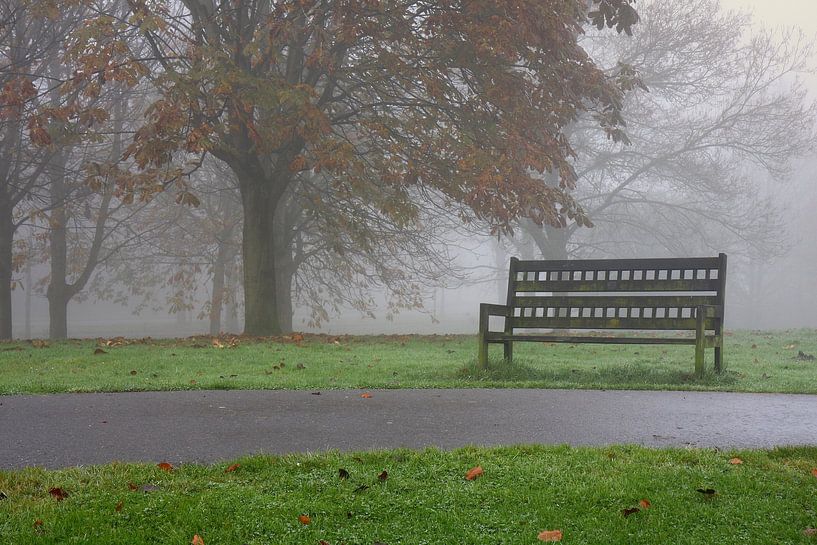Bankje in de mist van Yvonne Smits
