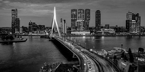 Skyline Rotterdam by Night - Rotterdam's Finest !  ZW