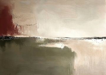 Beige Landschap van Zen en Meer