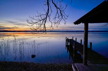 het meer van Starnberg van Einhorn Fotografie