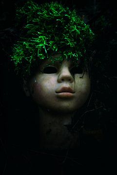 Cursed doll - When nature embraces the dark by InfiniteArtLabs